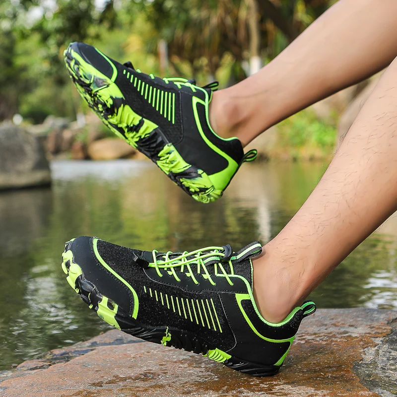 

Men's Summer Aqua Shoes Quick-Dry Non-Slip Breathable Water Shoes Multi-Functional Outdoor Beach Swimming Footwear