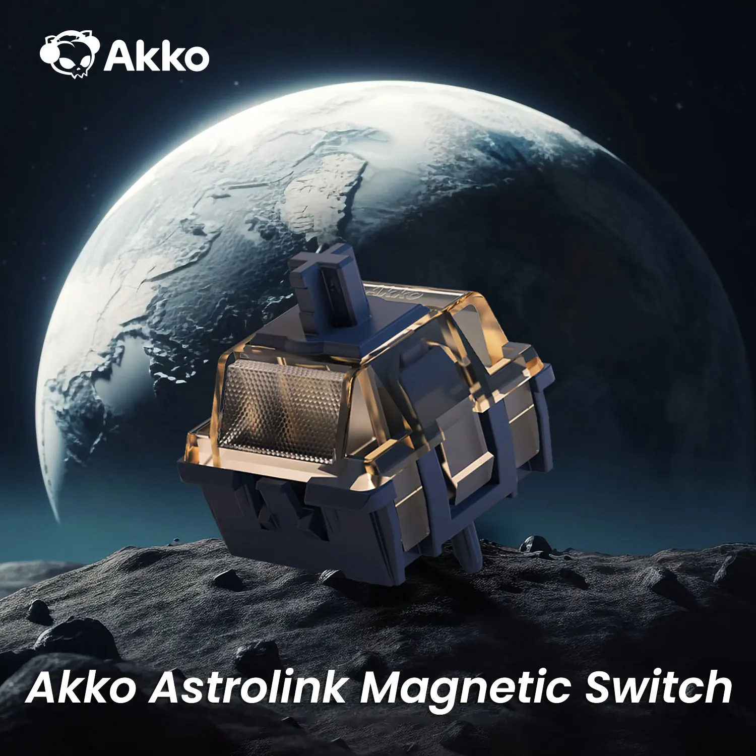 

Akko Astrolink Magnetic Switch High Precision 36gf Linear Switch Pre Lubed for Hall Sensor Custom Magnetic Mechanical Keyboard
