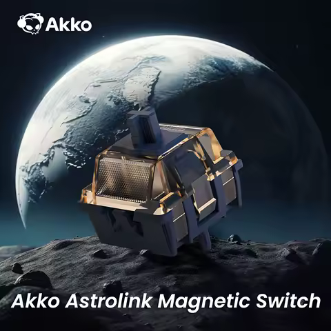 Akko Astrolink Magnetic Switch High Precision 36gf Linear Switch Pre Lubed for Hall Sensor Custom Magnetic Mechanical Keyboard