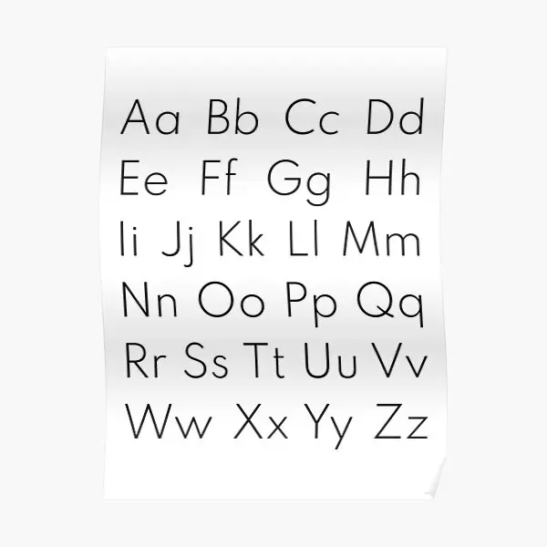 

Алфавит для детей, плакат, современный декор, винтажный принт, художественный декор для комнаты, настенное украшение, смешная роспись, картина для дома, без рамки