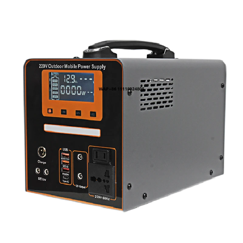 2500W Camping and Emergencies Sustainable Energy Backup for Outdoor Adventures Compact Solar Generator for Remote Locations