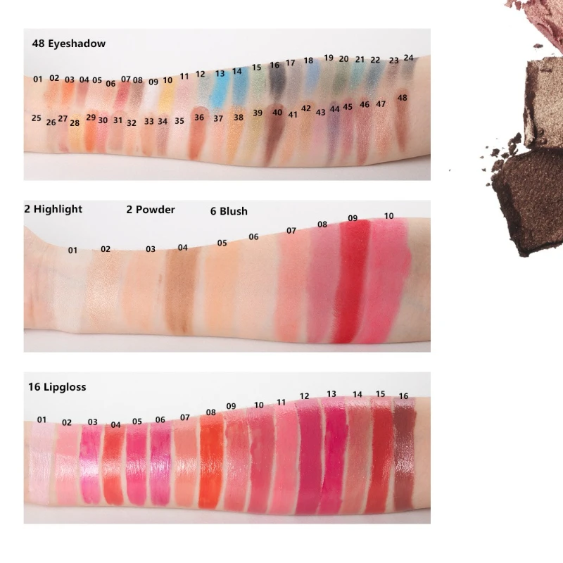 New Arrival Multi-use Eyeshadow Palette Professional Eye Makeup All In One Portable Cosmetic Foreign Trade Beauty Makeup Set