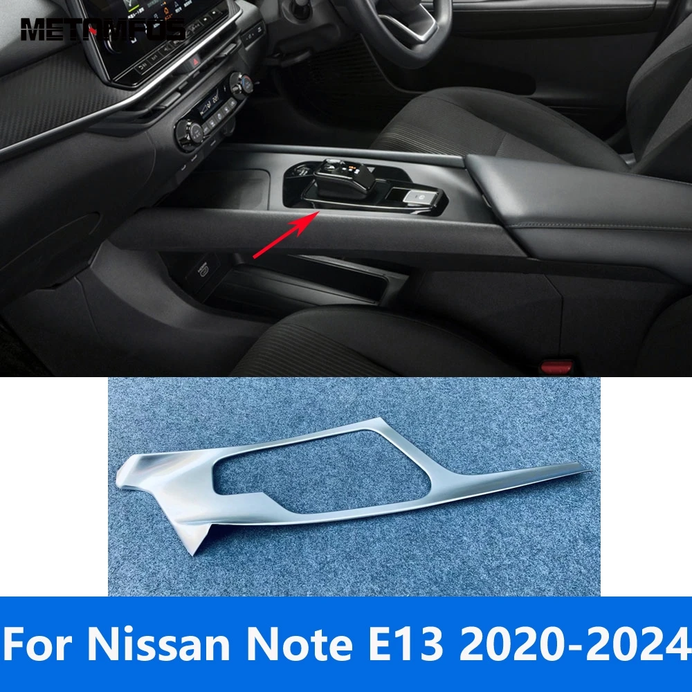 

For Nissan Note E13 2020-2022 2023 2024 Matte Center Console Gear Shift Box Panel Cover Trim Sticker Accessories Car Styling