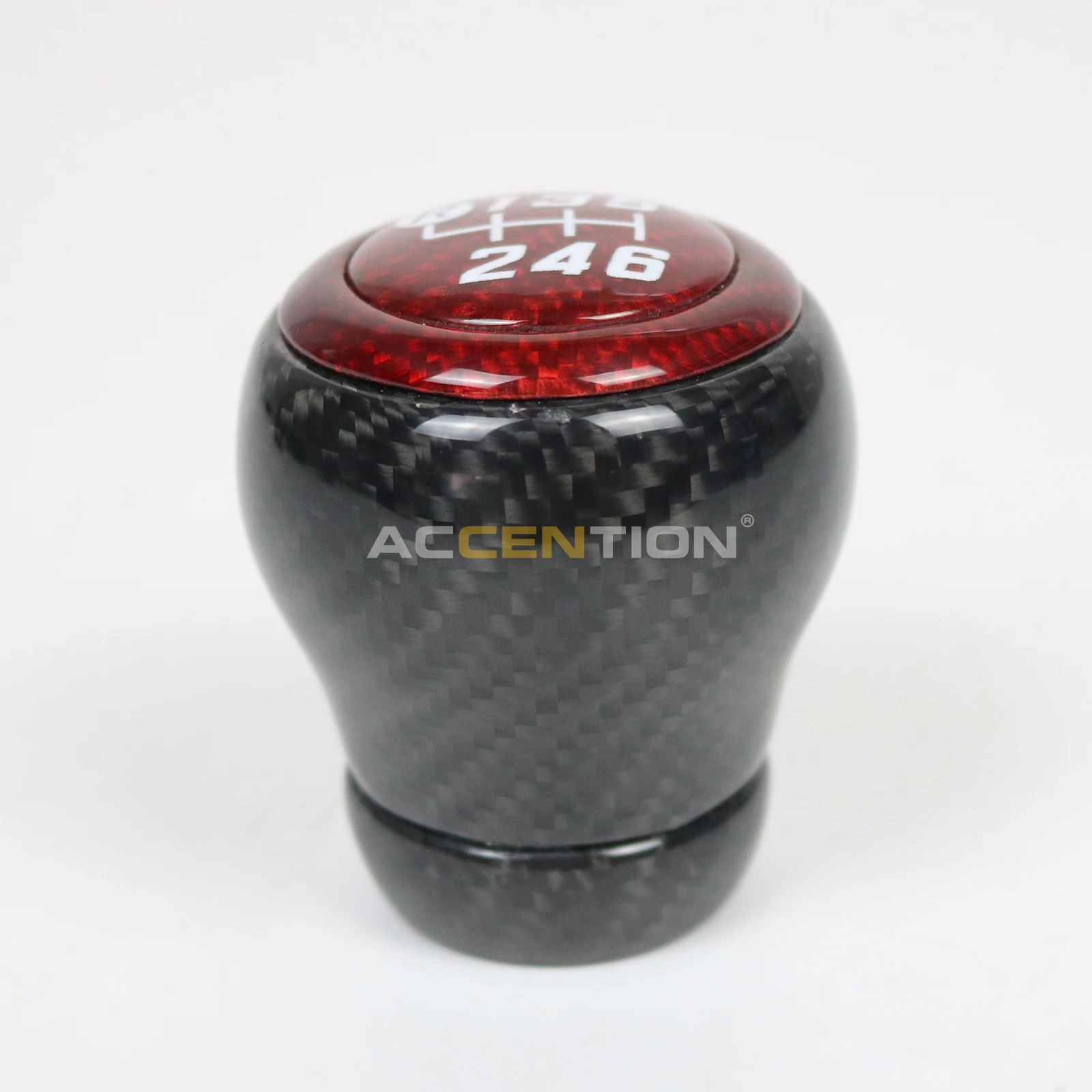 Black 100% Real Full Carbon Fiber 6S Gear Shift Knob For Subaru BRZ 2012-2024 For Toyota 86 2012-2024