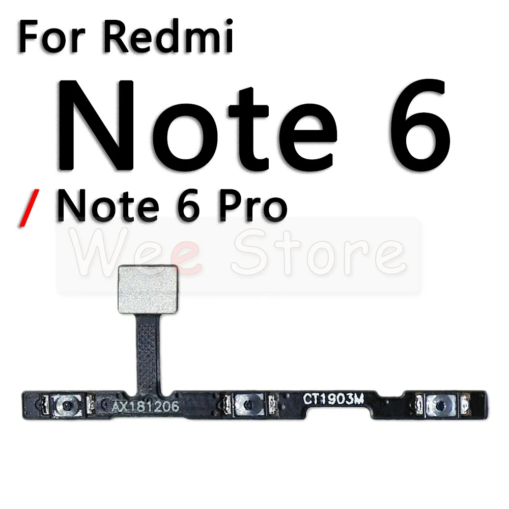 Bouton Muet pour Xiaomi Redmi Note 4 5 6 4A 4x 5A SnapPlus Pro, Pièces de Téléphone