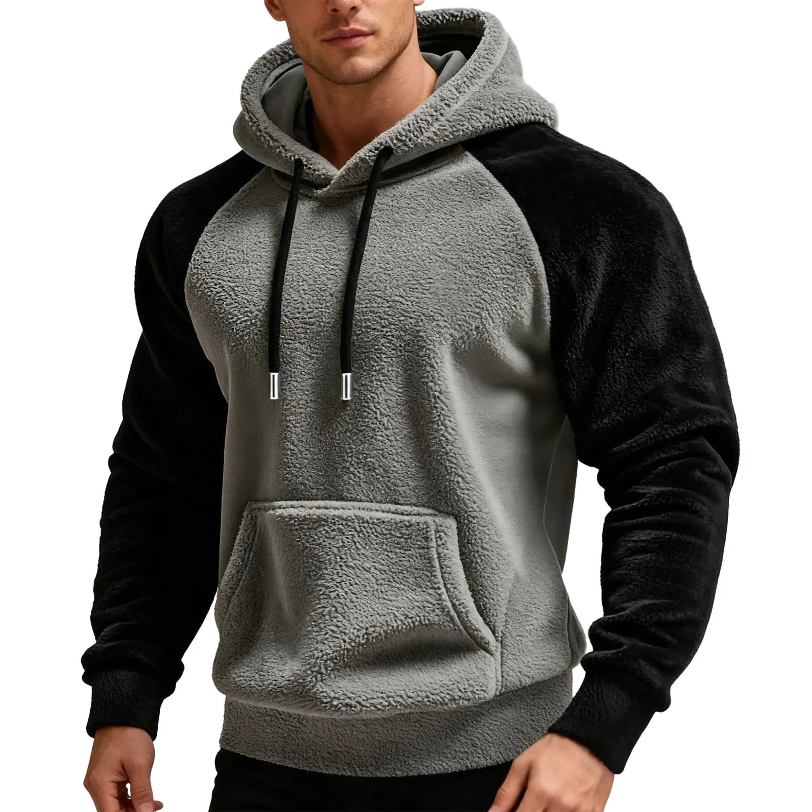 Sudadera con Capucha de Franela para Hombre, con Estampado 3D de Músculos, Bolsillo Canguro, Divertida y Moderna, para Disfraces
