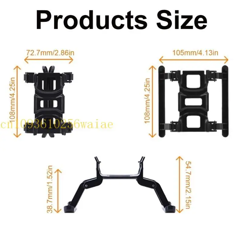 652f Landing Skids Landing Gear Gear perna para avata 2, leve e sem obstrutivos