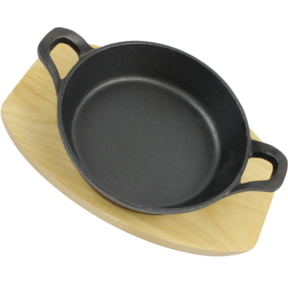 

1Set Mini Frying Pan for Eggs and Pancakes Fast Heating Flat Bottom High Durability Kitchen Essential Cooking Tool