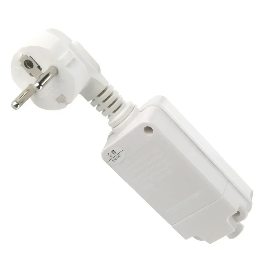 16A 220V 240V EU Plug GFCI Safety RCD Leakage Protection Socket Adaptor Home Circuit Breaker Cutout Powers Trip Switch