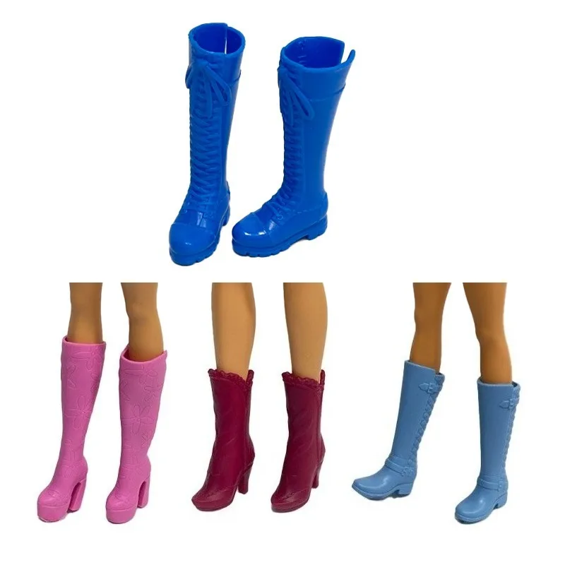 Chaussures classiques YJ665 de haute qualité, sandales à talons hauts et plats, amusantes au choix pour vos poupées barbes, accessoires à l'échelle 1/6