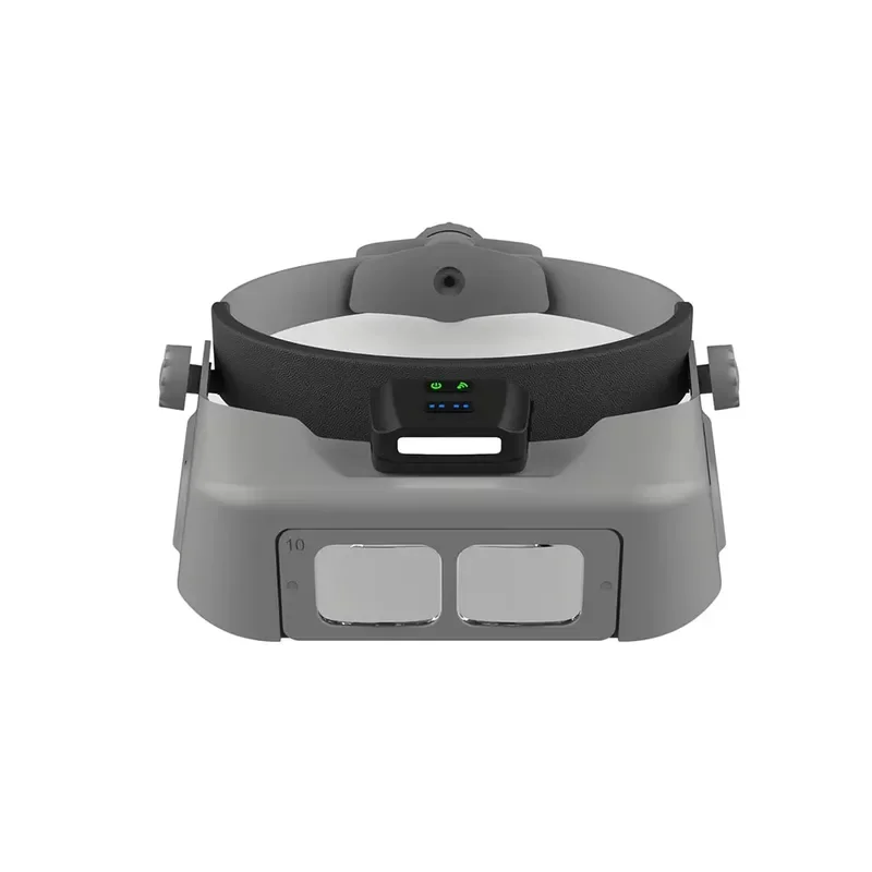 Smartpro Optilope LED Headband Magnifier - 5 Lens Hands-Free Loupe for Jewelry & Electronics Repair