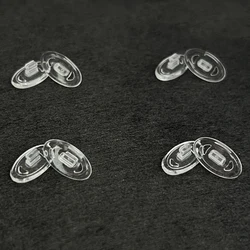Value Pack Clear Nose Pads for Oakley Steel Plate OX3222 Eyeglasses Frame, Silicone Nose Pieces Guards Replacement