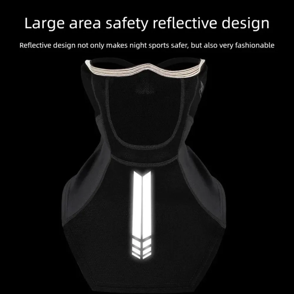 قناع عاكس للخريف والشتاء، مقاوم للغبار والرياح، قناع ركوب الدراجات بالإضافة إلى معدات خارجية لحماية الأذن المخملية