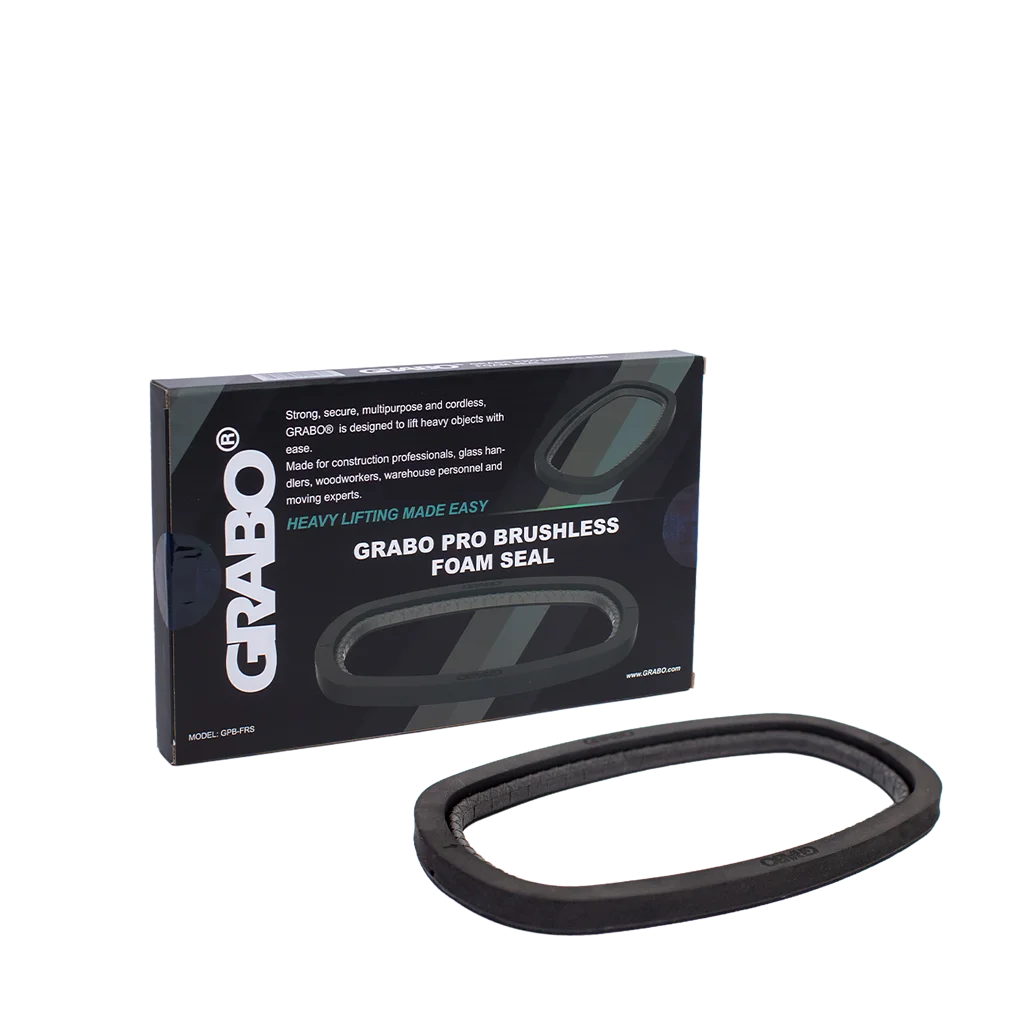Foam Rubber Seal Replacement for Grabo Pro Brushless Patented High Friction Air Tight Secure Sealing for Vacuum Suction Lifter