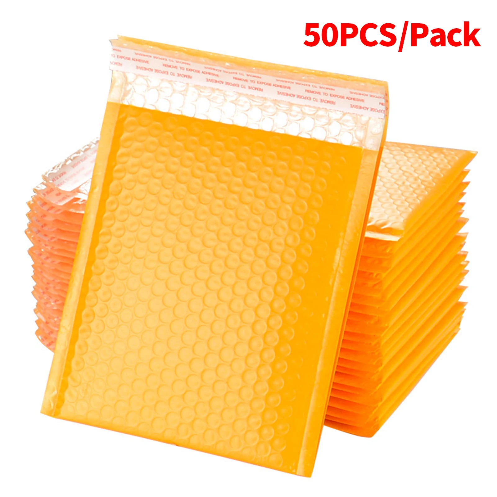 

50PCS Bubble Mailers Padded Shipping Envelope Bag PolyMailer Self Seal Mailing Gift Bags for Delivery Magazine Lined Mailer