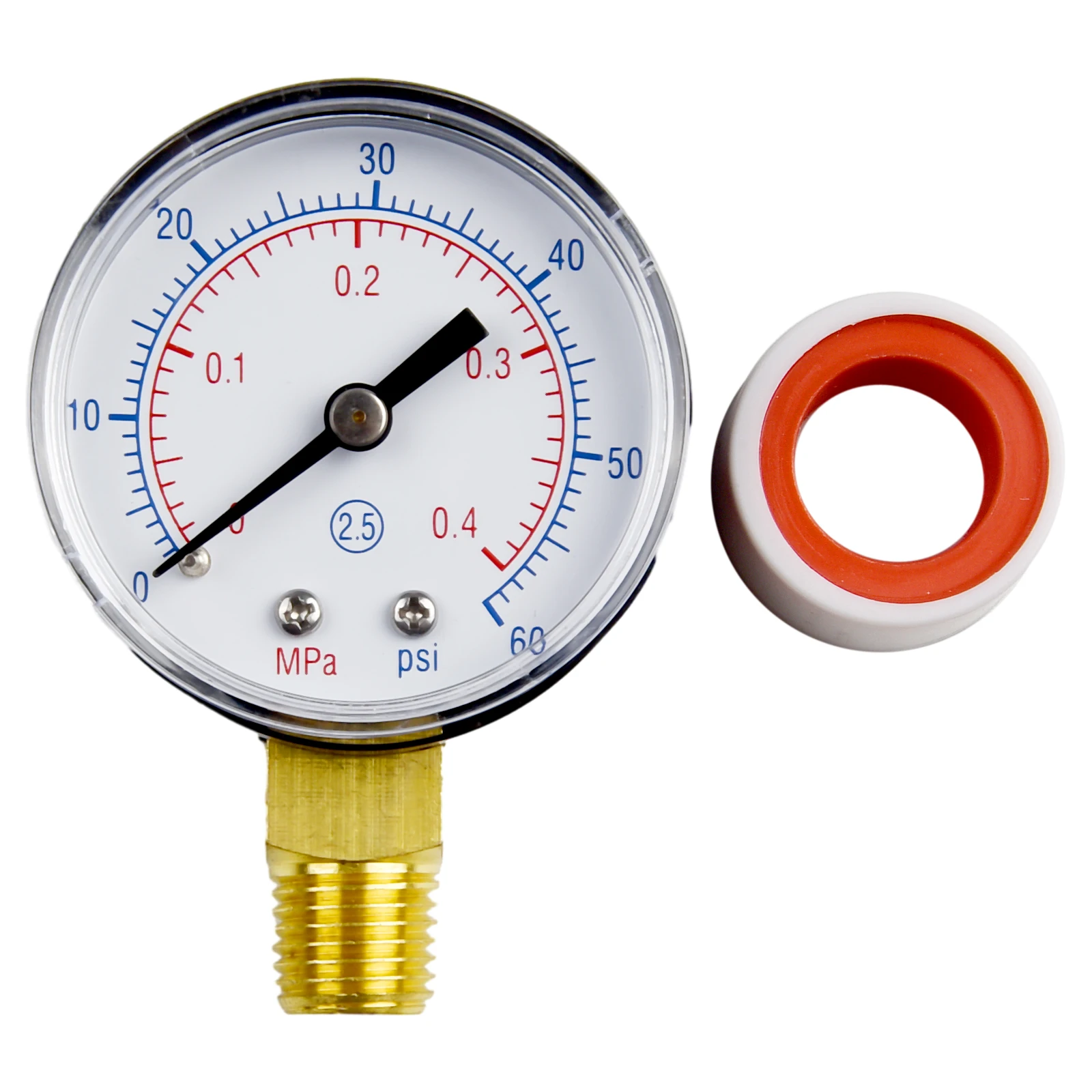 Premium ECX270861 Bottom Mount Gauge For For Hayward Sand Pool Filter Compatible with Pro Series S140T S180T and More