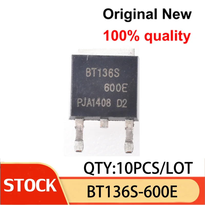 (10piece)100% New BT136S-600E BT136S-800E BT136S TO-252 Thyristor chipset