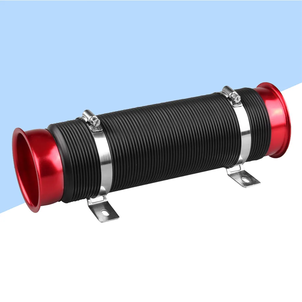 

Intake Hose Air Pipe Tube Car Telescopic Curved Ventilation Diversion High Flow Universal Fit Vehicles Wire Core Shape
