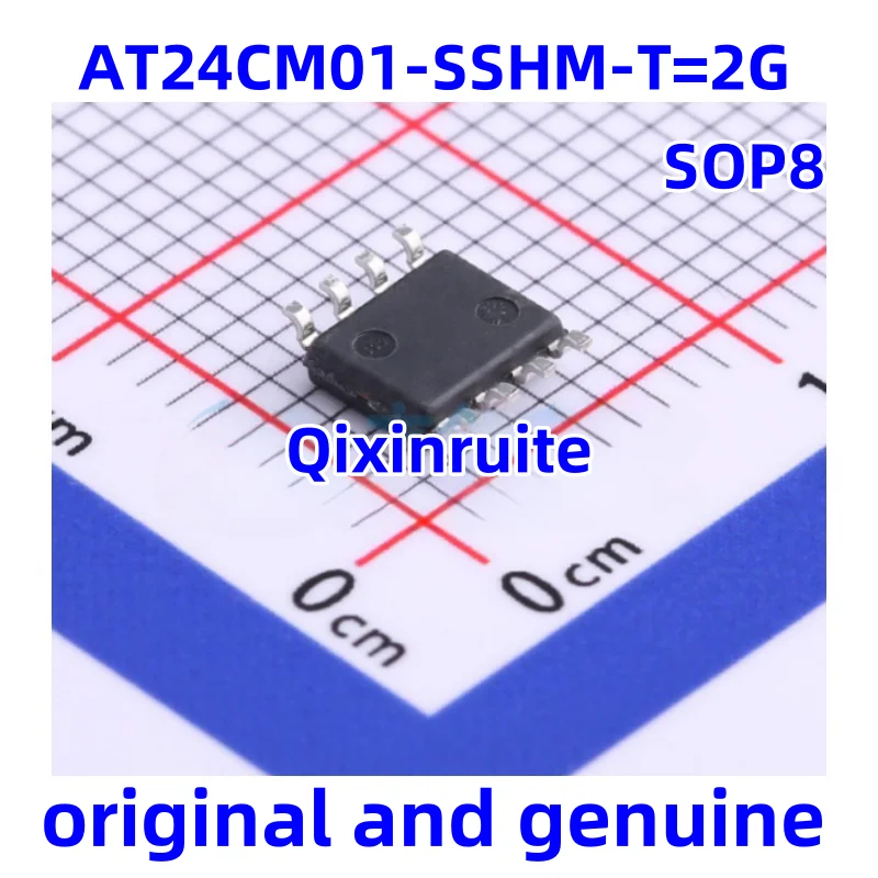 Qixinruite  Brand new original AT24CM01-SSHM-T=2G SOIC-8 1.7V~5.5V 1Mbit EEPROM memory chip