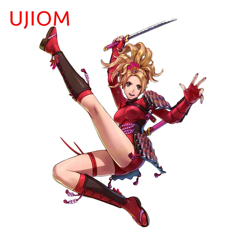 UJIOM 13cm X 10.5cm Cartoon Soul Calibur Wall Stickers Girl Bedroom Creativite Decal Personality Kitchen Cupboard Decoration