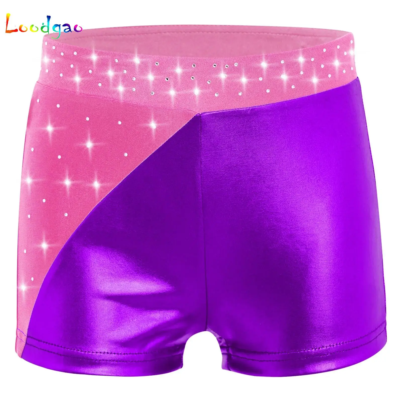 

Girls Ballet Jazz Dance Short for Gymnastics Athletic Shorts Tumbling Athletic Gymnastics Leotards Under Dress Shorts