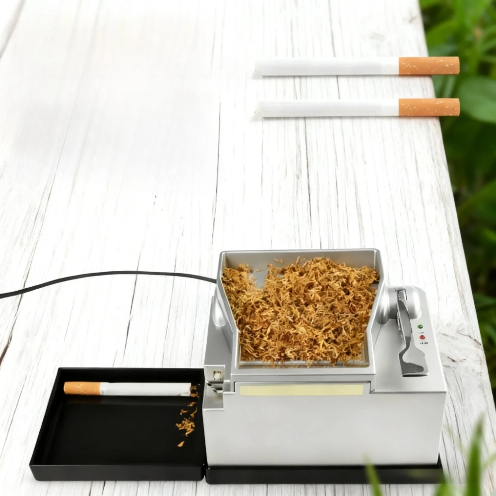 

twi New Cigarette Injector Machine Potable Smoke Tube Automatic Electric Cigarette Rolling Machine DIY Cigarette Making Tools