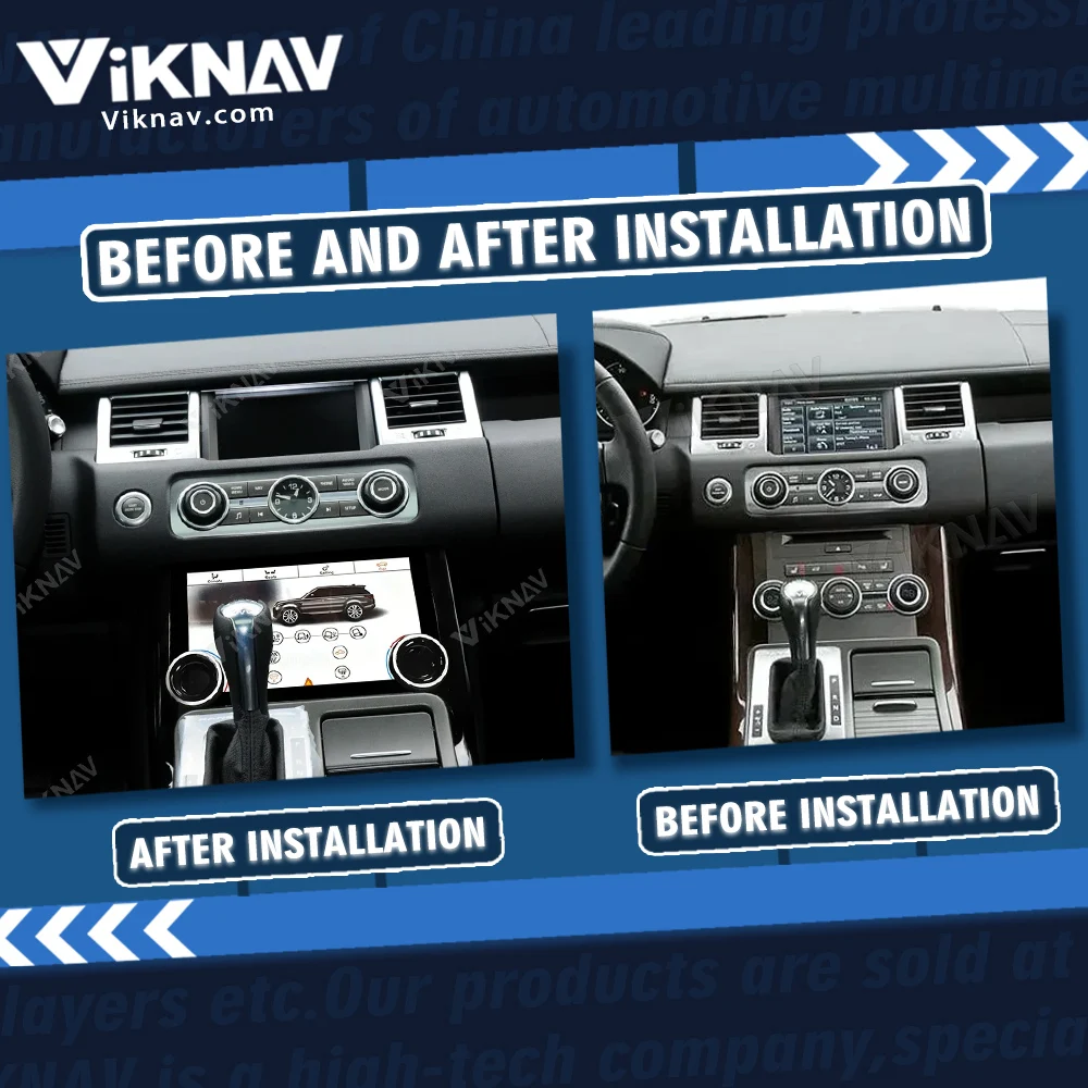 Viknav AC Screen For Land Rover Range Sport L320 2009-2013 Air Condition Board Climate Control 10.4Inch