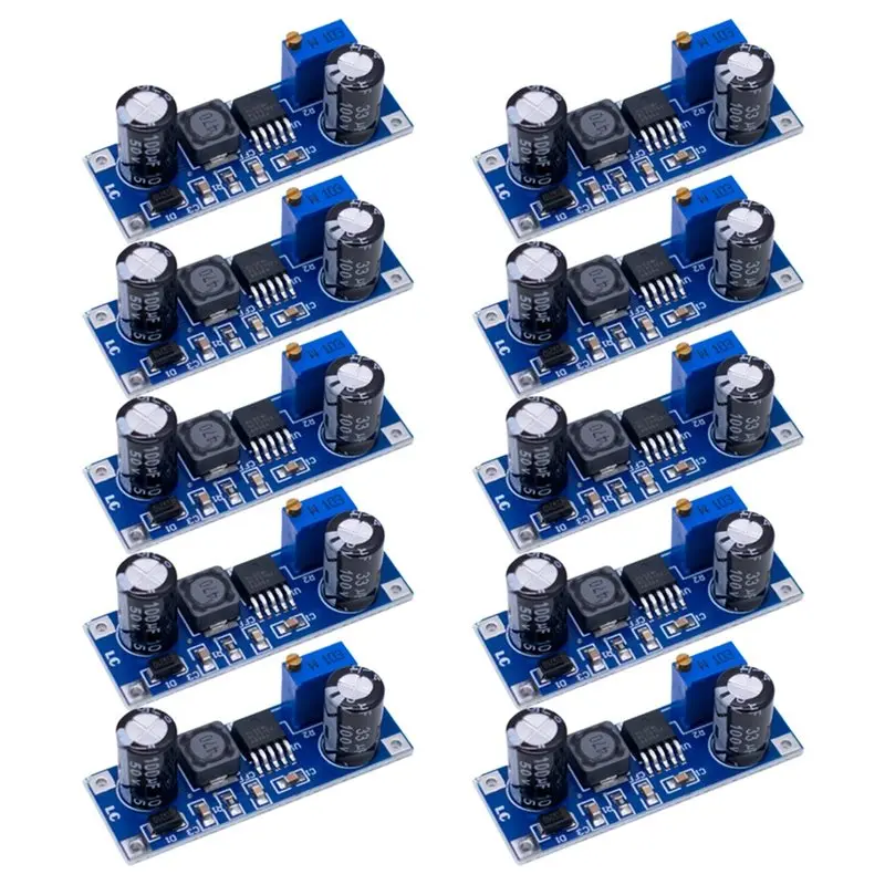 [HOT!A34R】 Adjustable Step-Down DC-DC Converter 10PCS XL7015 Module 5V-80V Wide Voltage Input Range