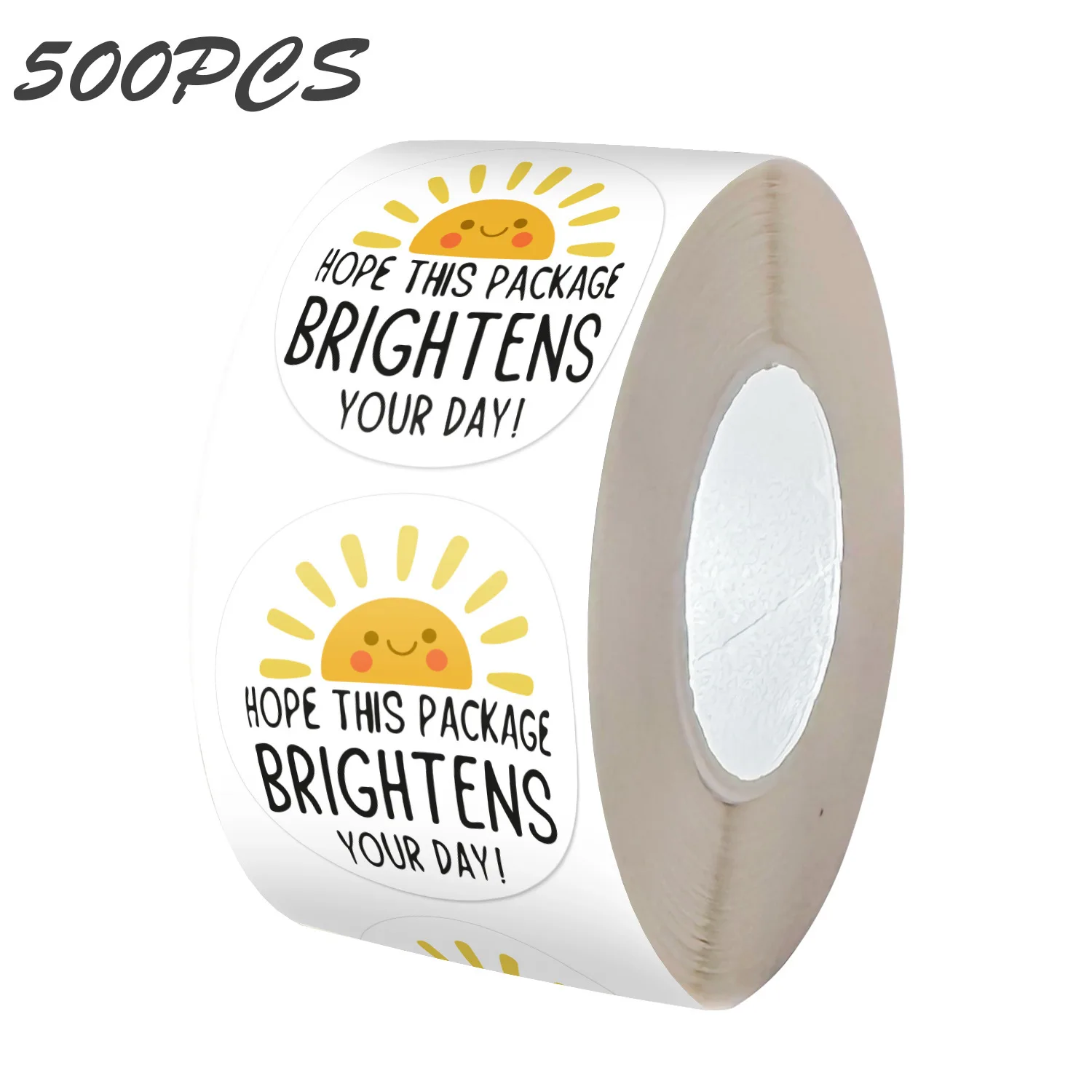 500-sheet roll stickers for corporate drawings, hand-made decorations, sealing labels, and happy doodle stickers