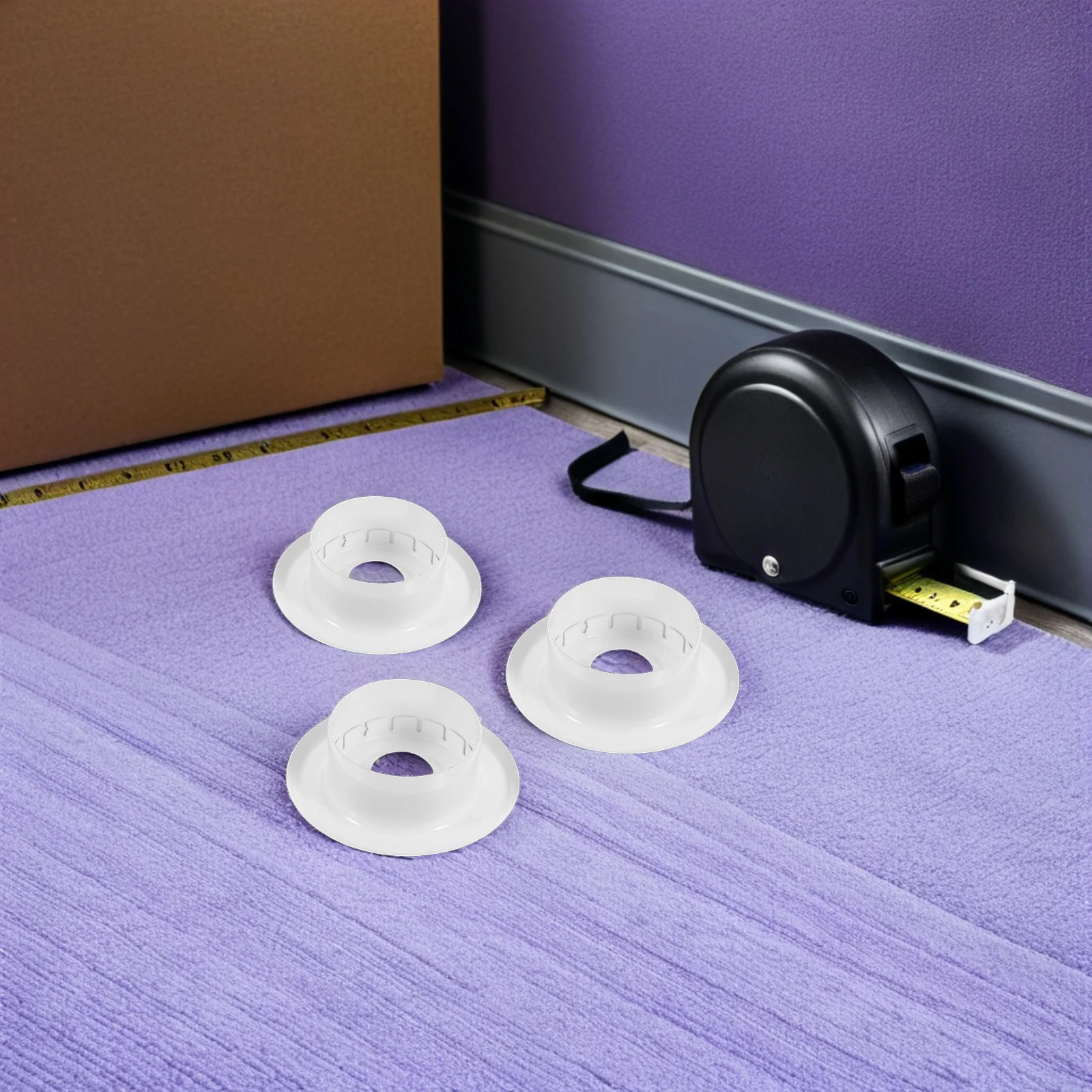 4 قطعة الحريق الرش Escutcheon لوحة قطعتين غطاء الأبيض راحة الرش حلقة الكسوة واقية الحرس لفندق مكتب