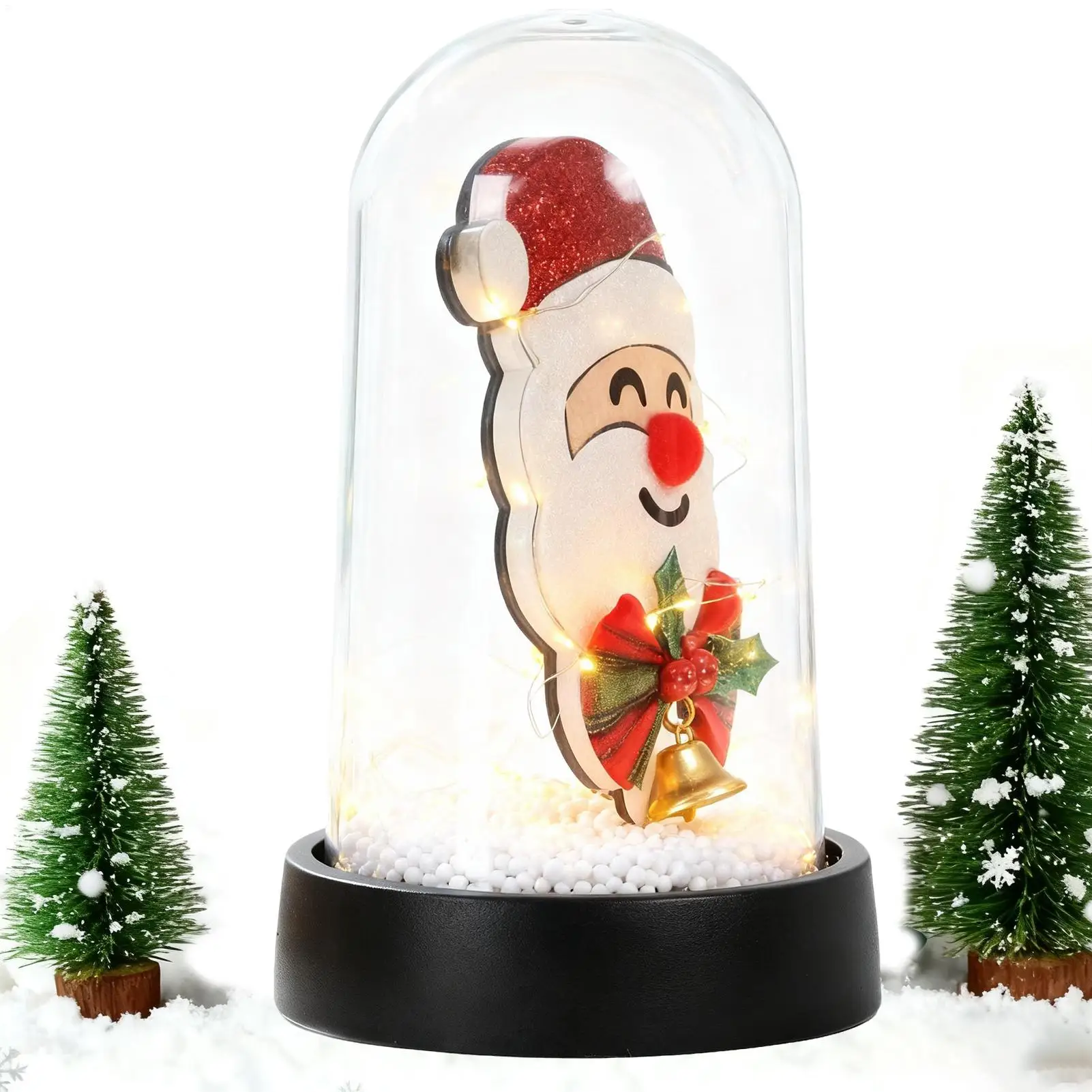 

Рождественские огни на батарейках Санта-Клаус Лось Дерево Домашний декор Теплое освещение Рождественские украшения для стола для вечеринки Полка для стола