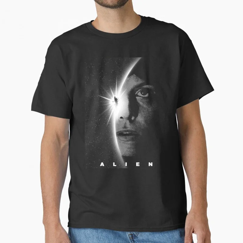 

80s vintage Horro movie Alien Ellen Ripley Hells warrior Sacry Space monster hunter Xenomorph gift T-shirt Large size Tops S-6XL