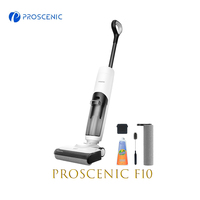 Proscenic F10 Cordless Wet Dry Vacuum Cleaner, Self-Cleaning, Self-Drying, 650ml Water Tank, LED, Voice Control, 2500mAh Battery