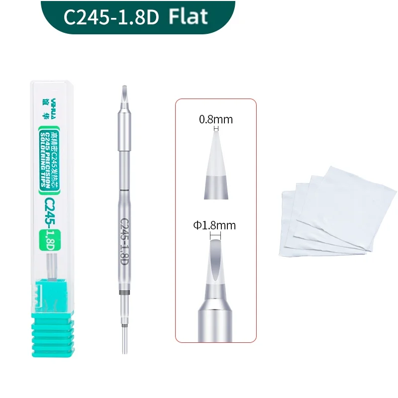 T245 D Series Soldering Iron Tips Replacement Various Models Of Electric Soldering Iron Tip For Mobile Phone Disassembly Welding