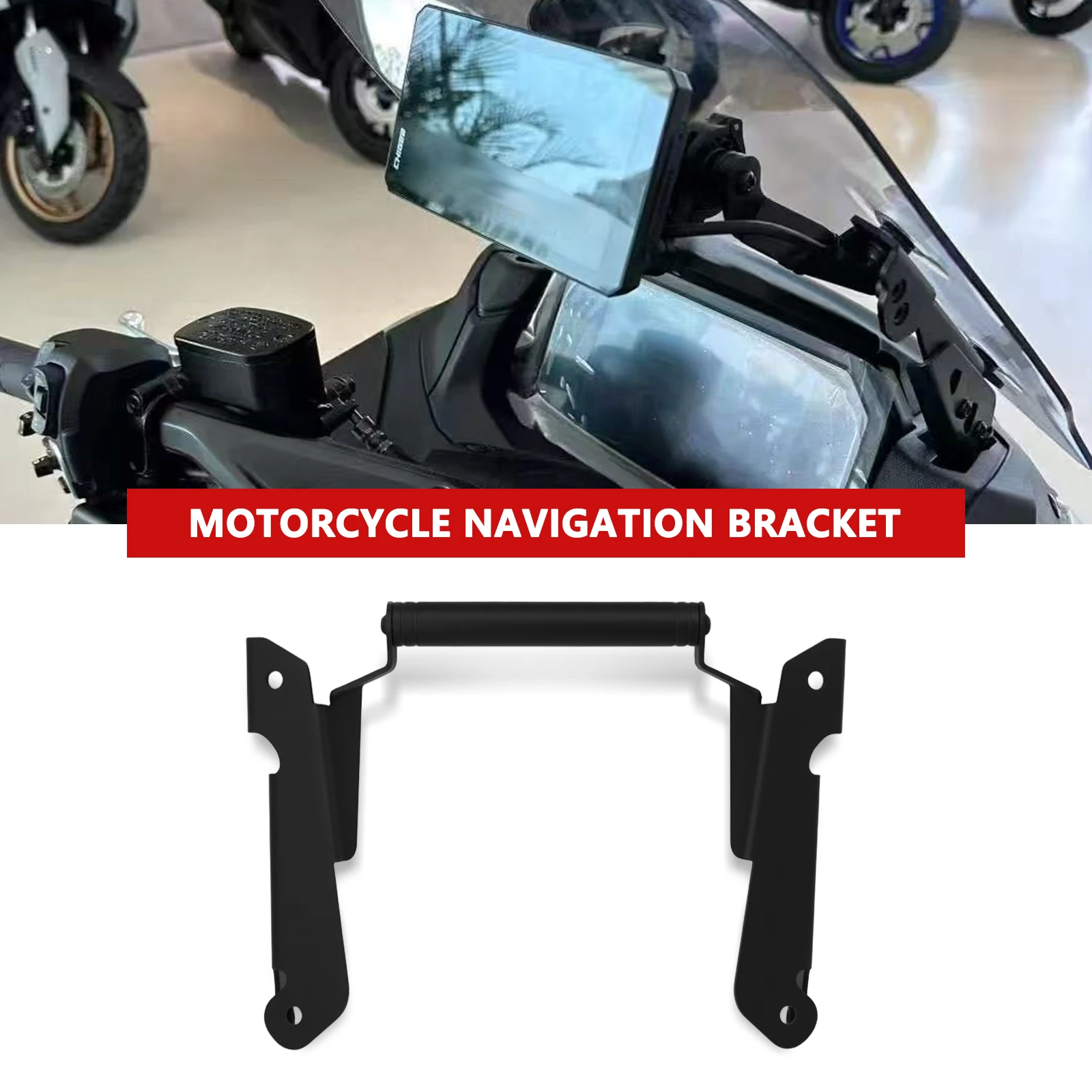 

Motorcycle Accessories GPS smartphone navigation mountin bracket adapter bracket For TMAX T-MAX 560 2025 T-MAX560 tmax560 2025