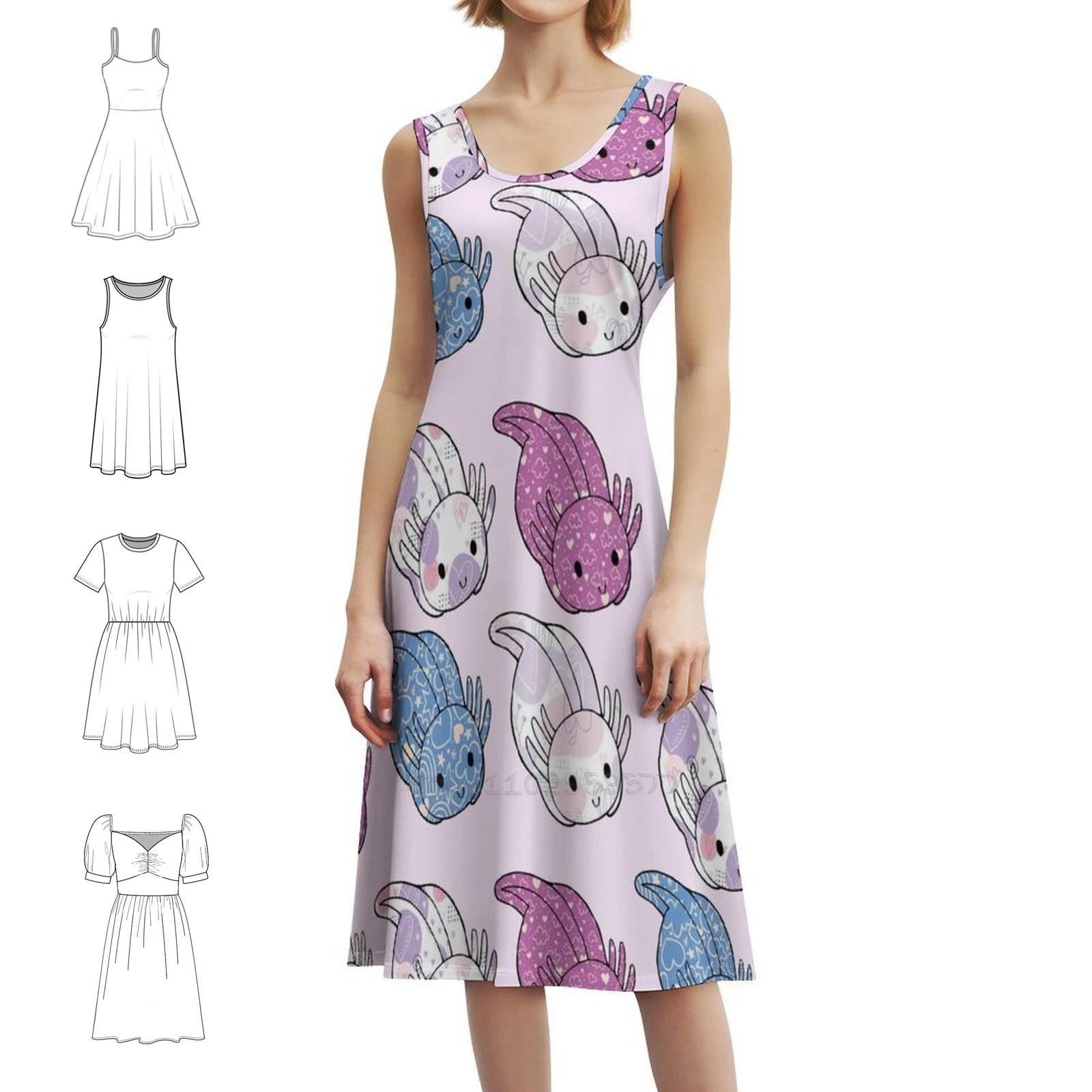 

Милое кавайное детское сине-розовое и фиолетовое платье в корейском стиле для женщин, элегантное повседневное платье для вечеринки или повседневного использования