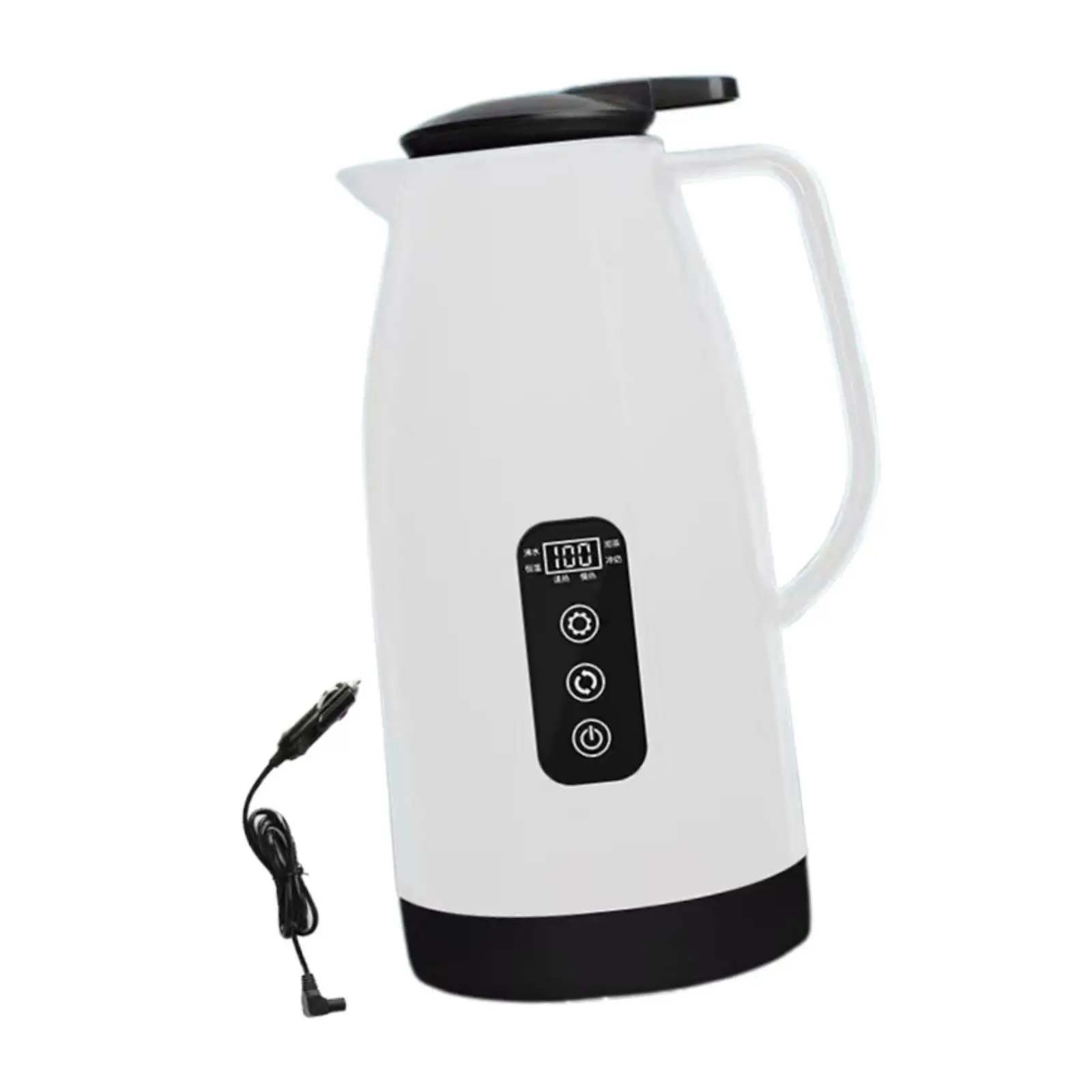 Chaleira para carro de viagem 12V 24V Isqueiro Aquecimento Chaleira Caldeira de água