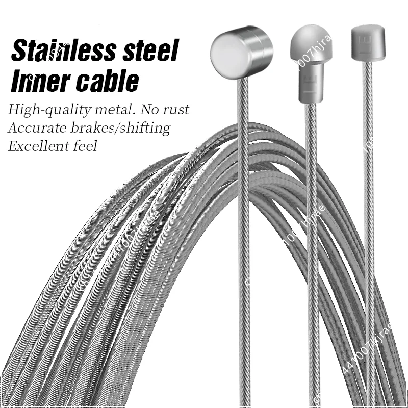 Bicycle Brake Shifter Inner Wire Teflon Coated Steel Cable Core For Mountain Road Bike Cycling Derailleur Brake Spare
