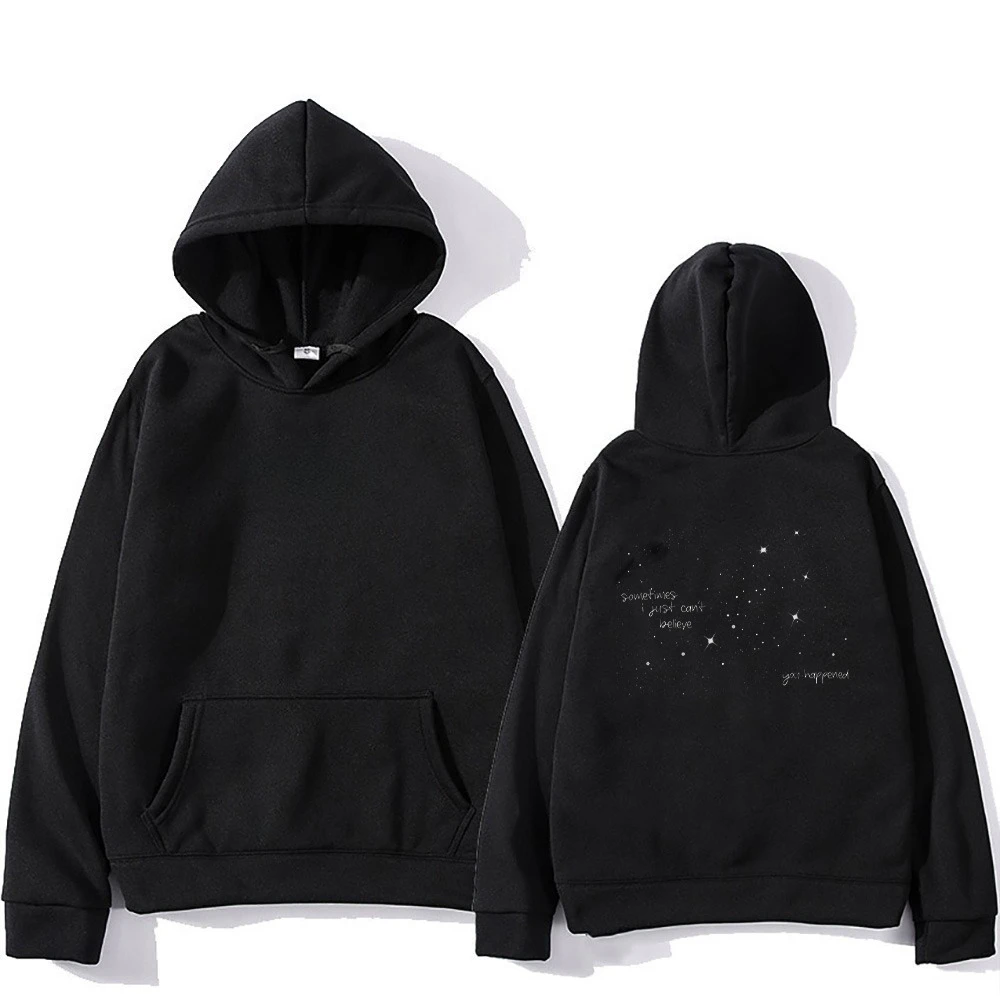2025 Hoodie Fashion Long Hooded Sweatshirt Pullover Men's and Women's High Popularity Light Luxury Fun Printed Hoodie