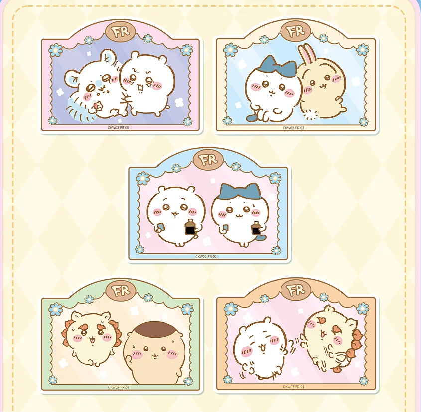 KABAO Original Chiikawa Sammelkarte Quadratisch Kawaii Charakter Hochwertige Anime-Spielzeugkarte Cartoon Dekorative Niedliche Sammelgeschenk – Detail 17