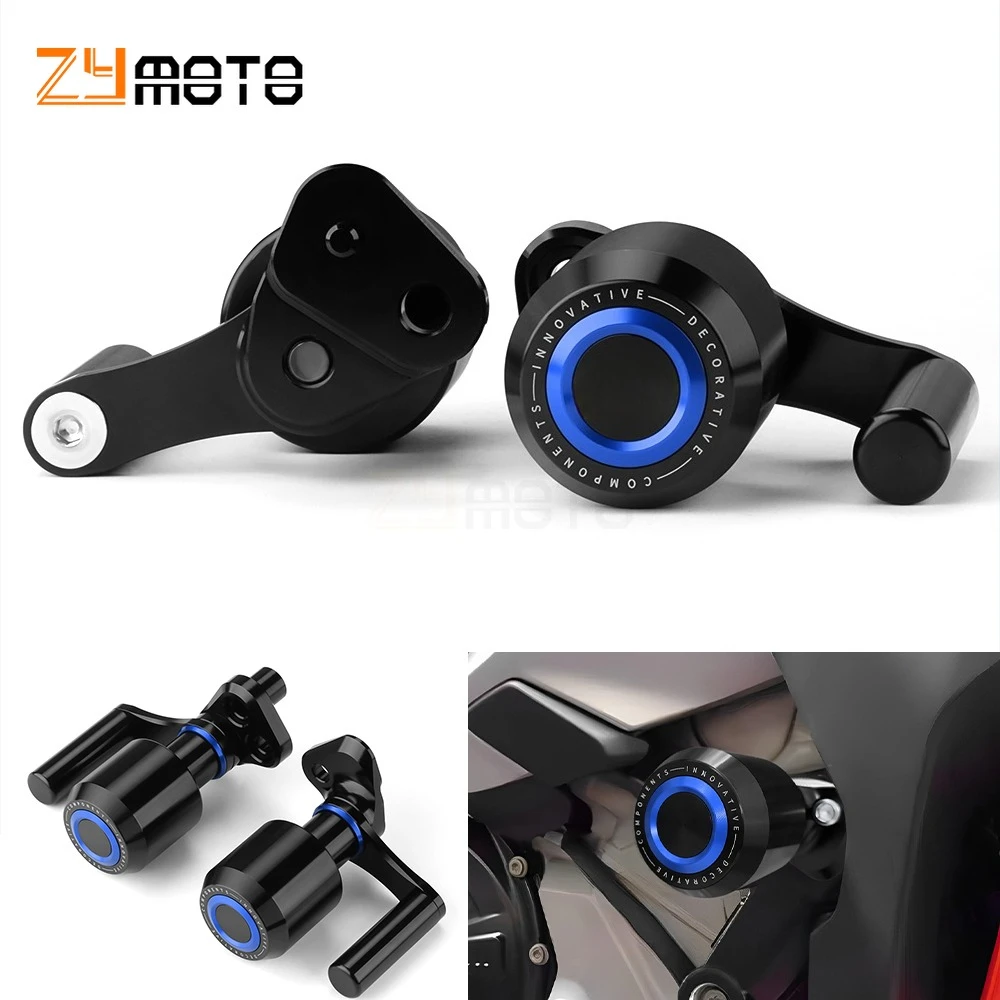 

Motorcycle accessories Frame Slider Crash Pad Guard Cover with Spotlight Bracket Slider Protector For S1000XR 2020 - 2023 2024