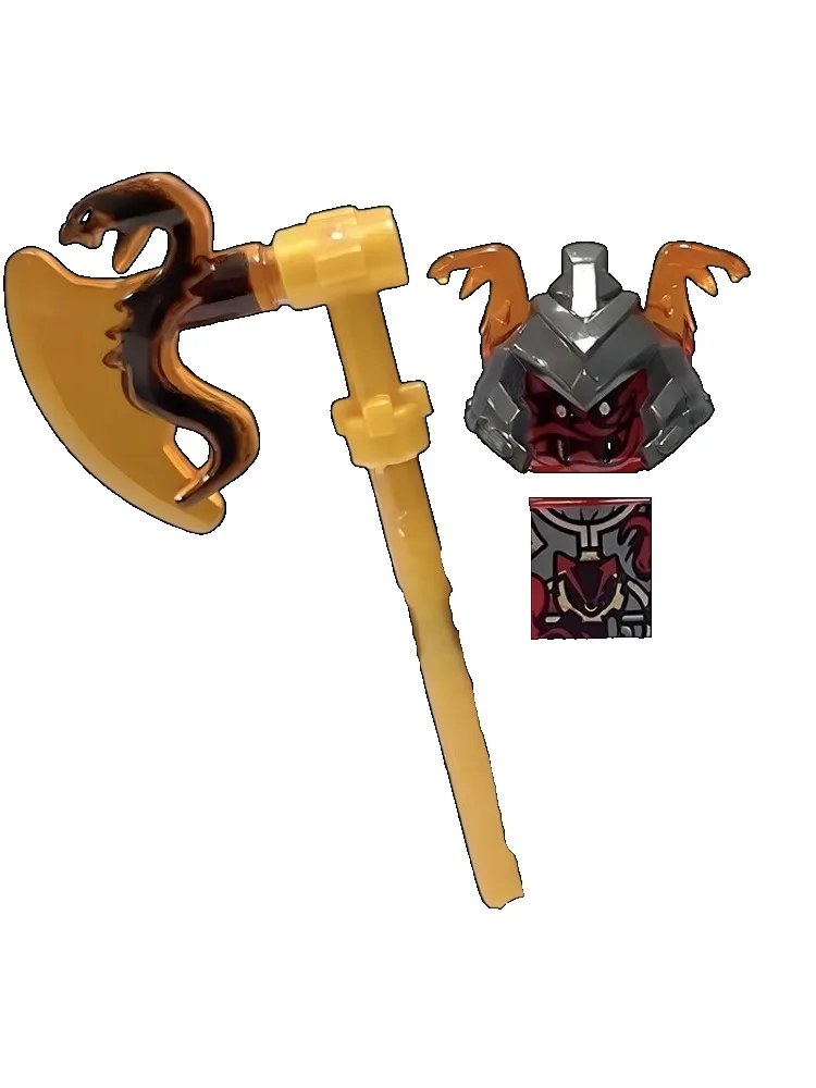 Blocs de construction de maître de fumée méchant Ninja, Mini figurine d'action, modèle d'assemblage, ornements, Anime TV, jouets éducatifs, Collection de cadeaux