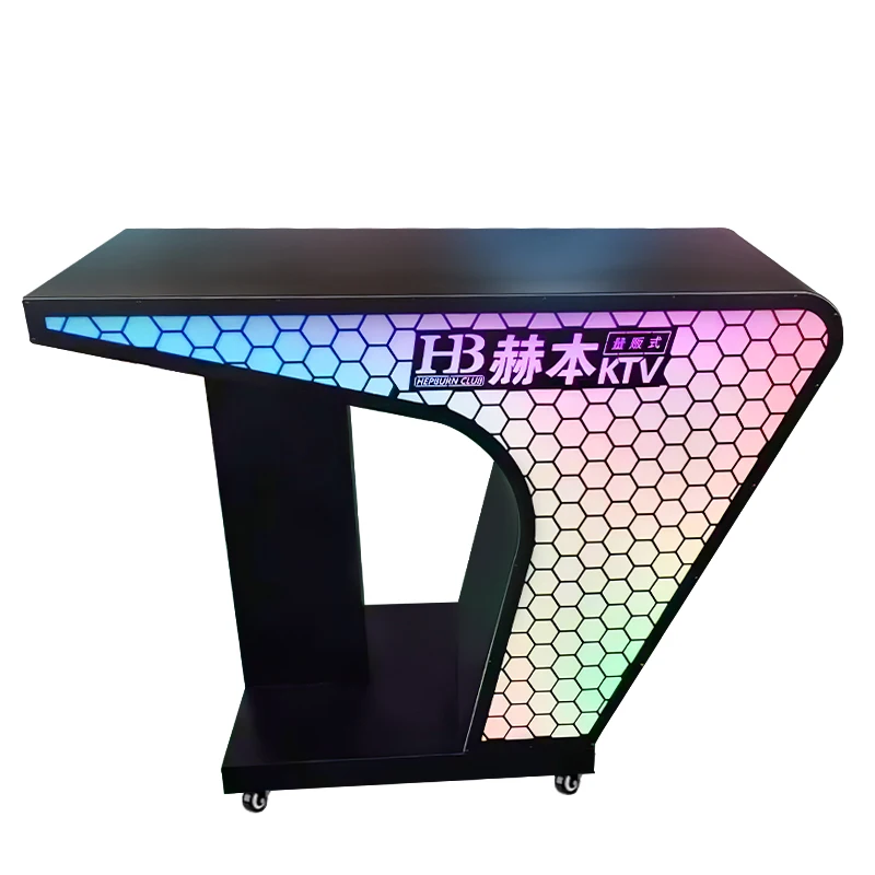 Night light DJ station, nightclub CD production station, color LED party KTV private room