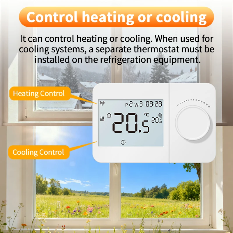 Thermostat sans fil Opentherm - Smart Thermostat Boiler Opentherm avis et prix