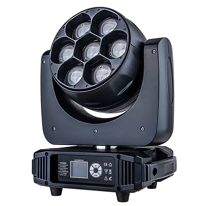 7x40W Big Bee-Eyes LED moving head light Stage effect wash light Disco DJ Party Club Bar dmx512 Stage light Event Show