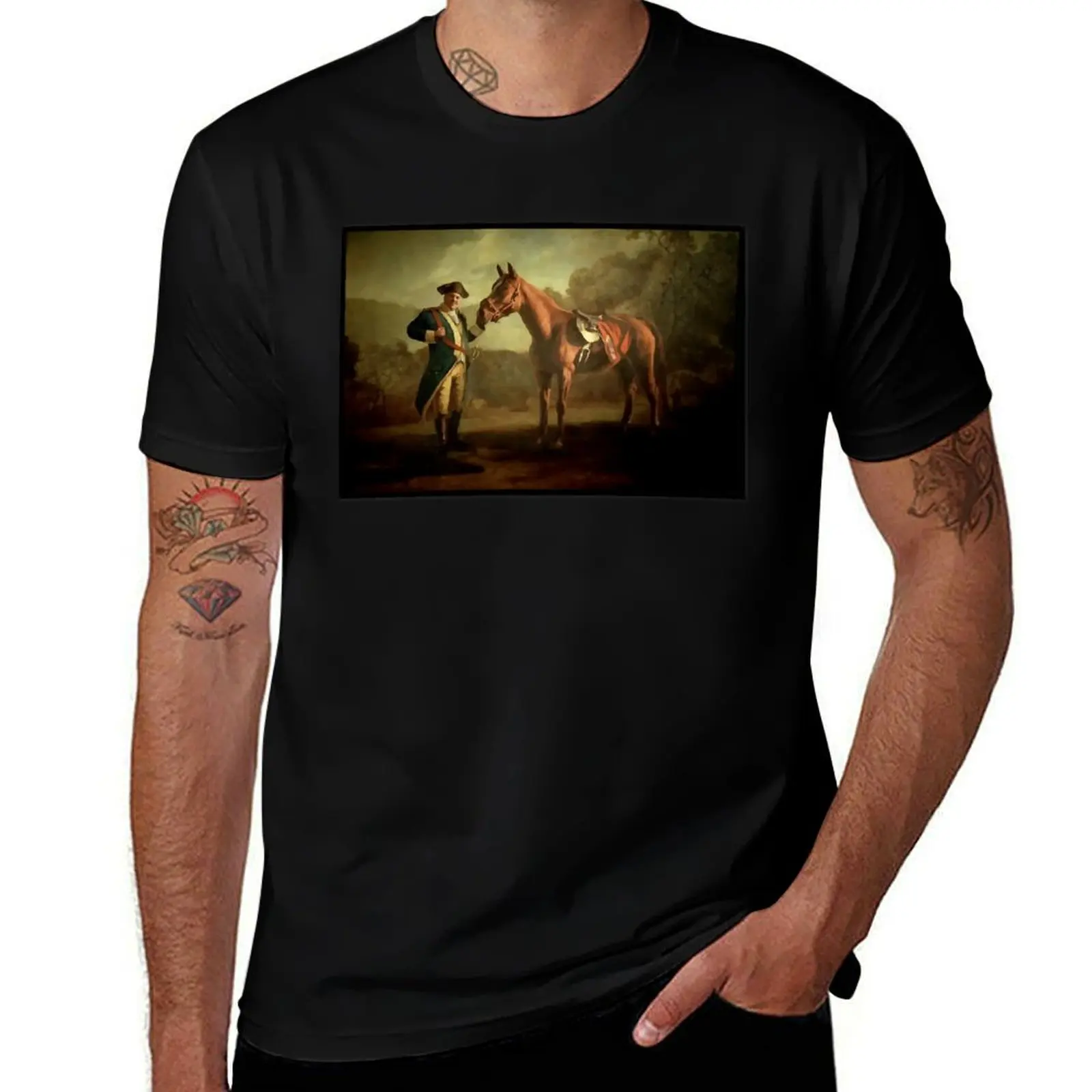 

The Sopranos Commendatore Tony Soprano Painting T-Shirt man t shirts graphic cotton t shirts high quality T-Shirt