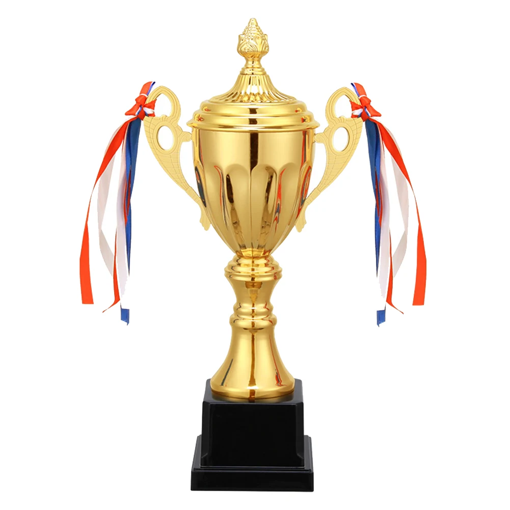 11 Inch Gold Trophy Cup for Sports Meeting Competitions Soccer Winner Team Awards and Competition Parties Favors