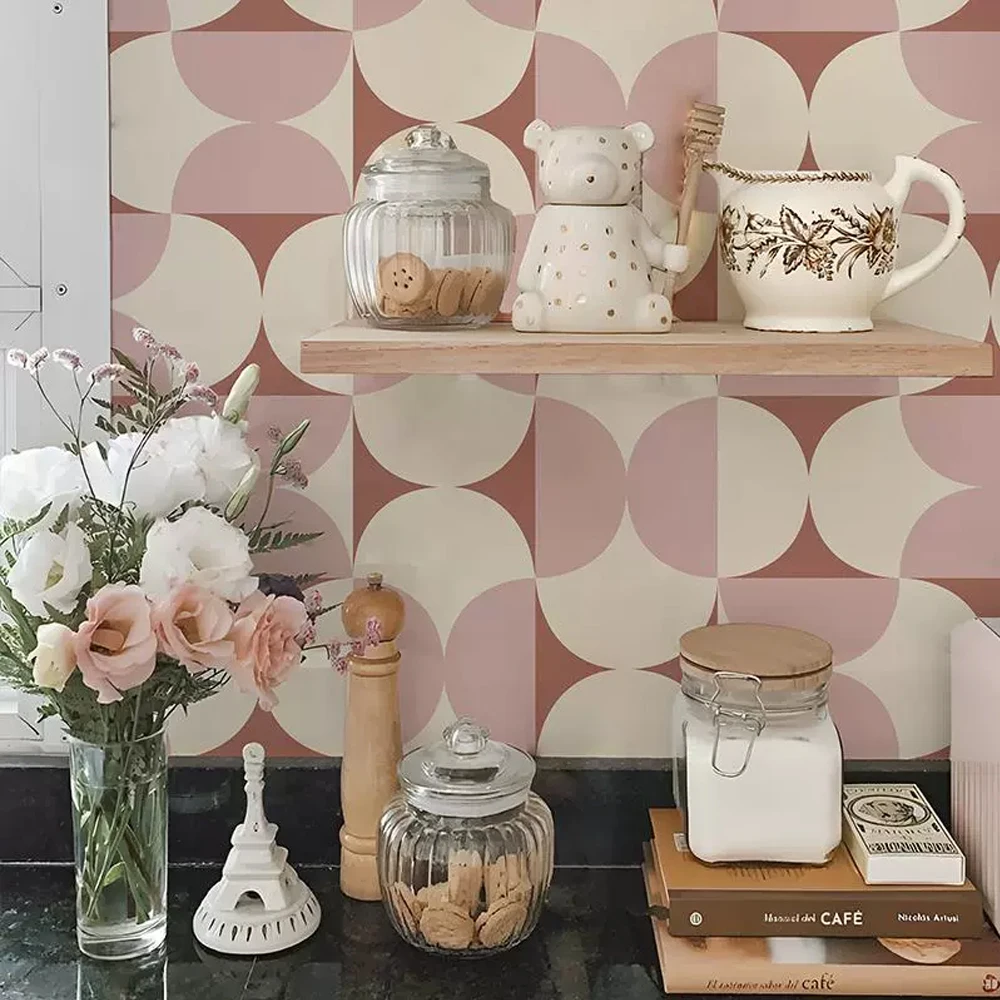 10pcs Matte Wall Tile Sticker Transfer Peel and Stick, Self-Adhesive Vinyl Backsplsh Tile Decals, Non-Slip PVC Floor Sticker