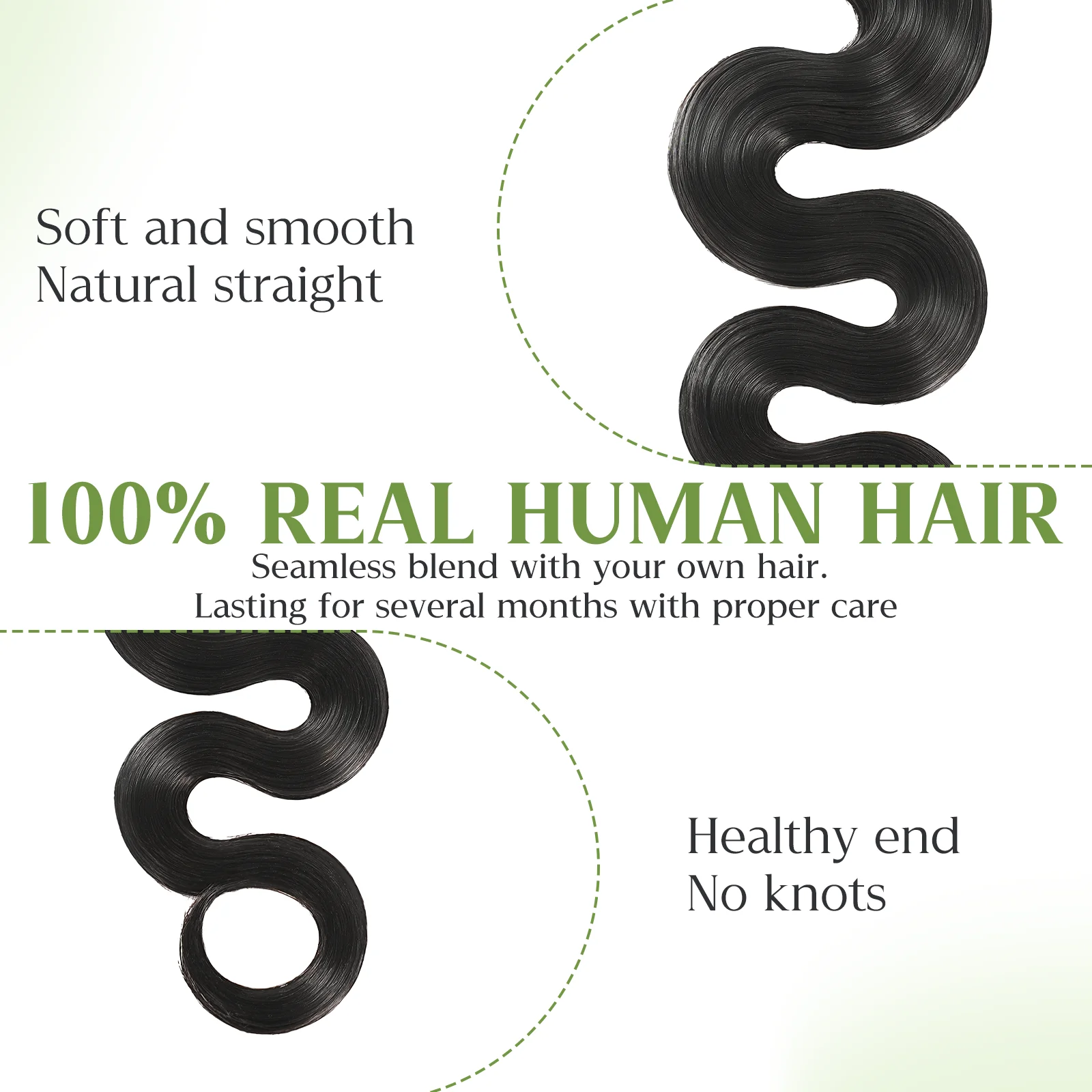 Powcign I تلميح فضفاض عميق الإنسان الانصهار الشعر التمديد أنا تلميح يدوية شعر الجسم موجة الكيراتين ملحقات ريمي الشعر البشري 50 جرام/الحزمة