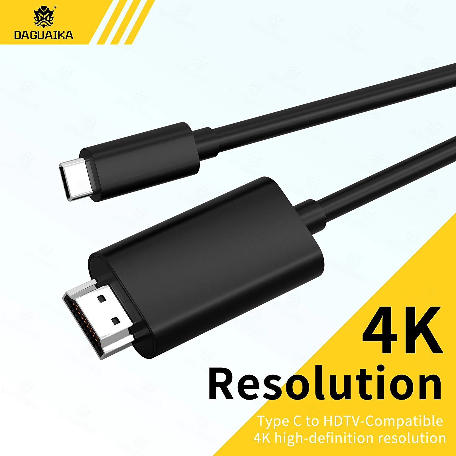 4K@30HZ Type C to HDMI-Compatible 2.0 Cable Type-C Thunder-bolt 4/3 to HDMI For MacBook Pro/Air iPad Pro iMac XPS 17 Home Office